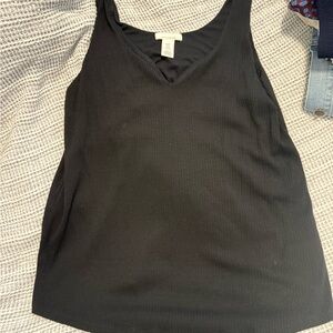 Black Sleeveless Women's Top
